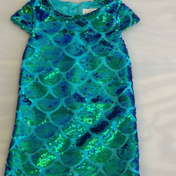Ariel Glitter Dress The Little Mermaid Blue Sparkle Dress 2009 Disney  Princess Ariel